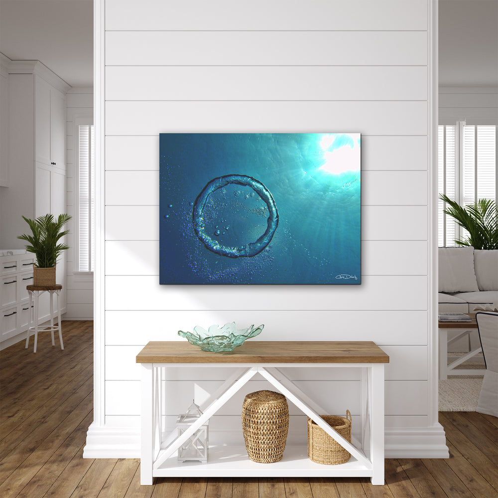 'Bubble Ring' Wrapped Canvas Wall Art - Ready2HangArt