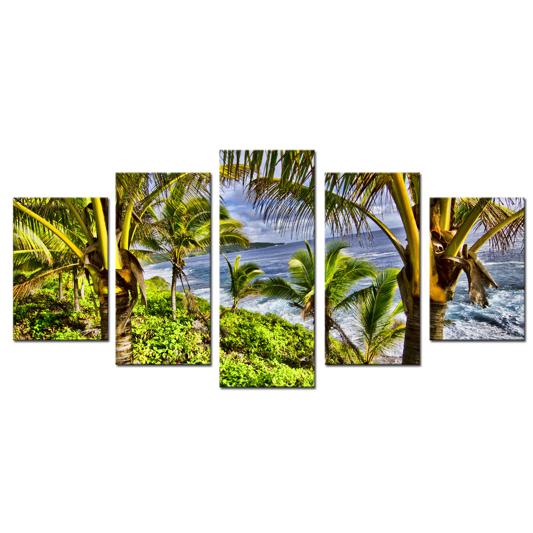 Overhang' 5-Piece Wrapped Canvas Wall Art Set - Ready2HangArt