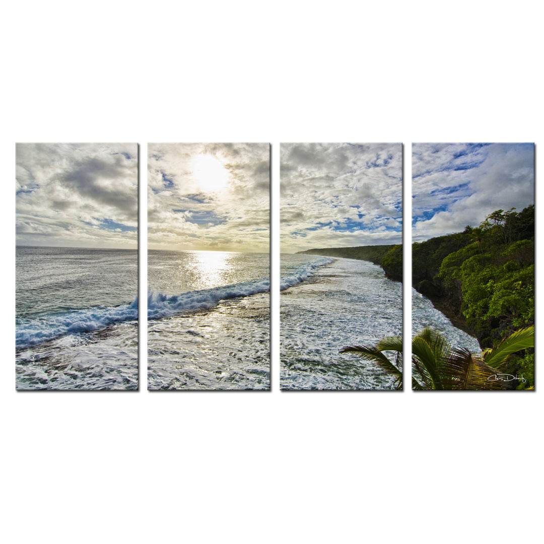 Island Escape' 4-Piece Canvas Wall Art Set - Ready2HangArt
