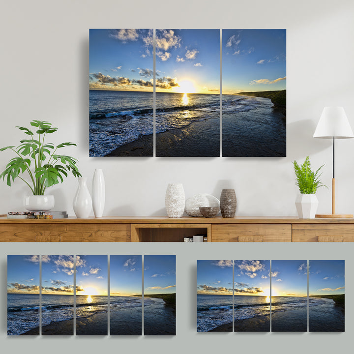 'Day Break' Wrapped Canvas Wall Art Set - Ready2HangArt