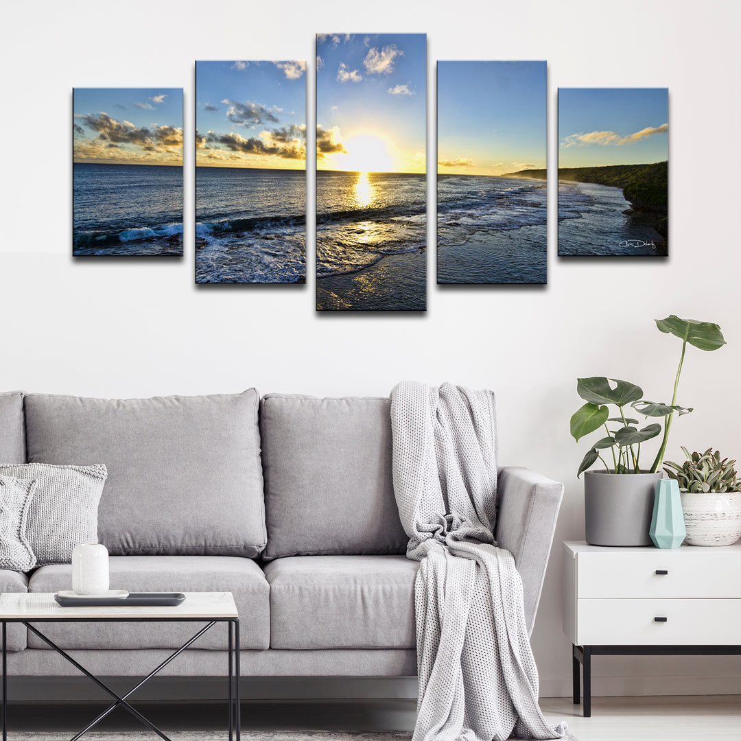 'Day Break' Wrapped Canvas Wall Art Set - Ready2HangArt