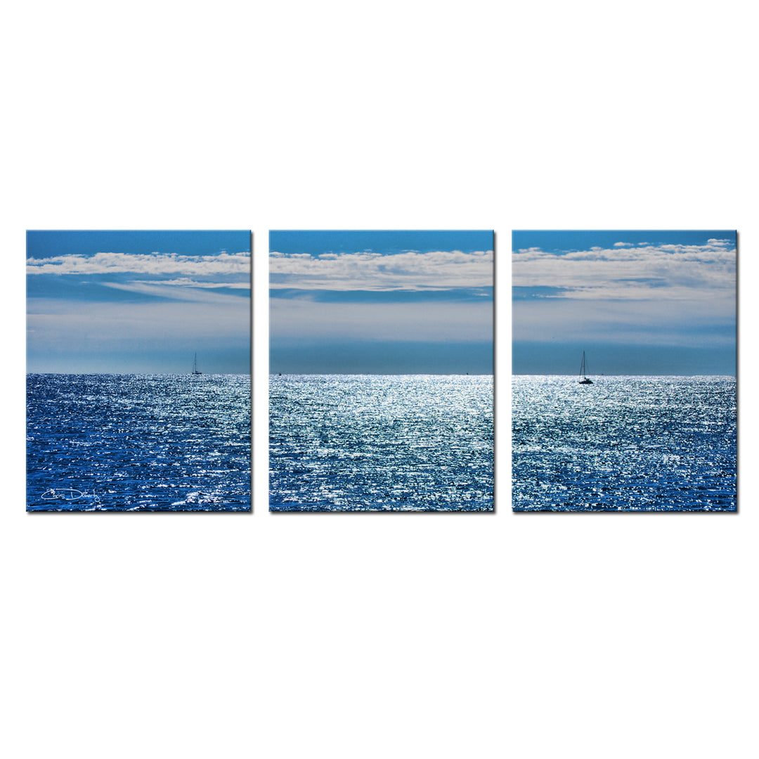 Oceans' 3-Piece Wrapped Canvas Wall Art Set - Ready2HangArt
