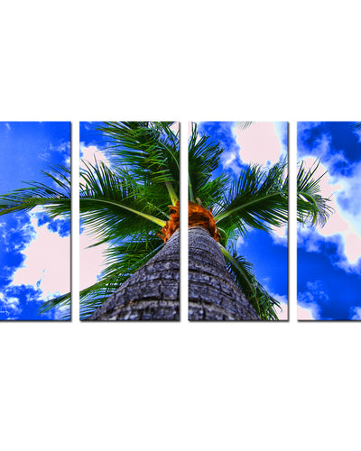 Palms III' 4-Piece Wrapped Canvas Wall Art Set