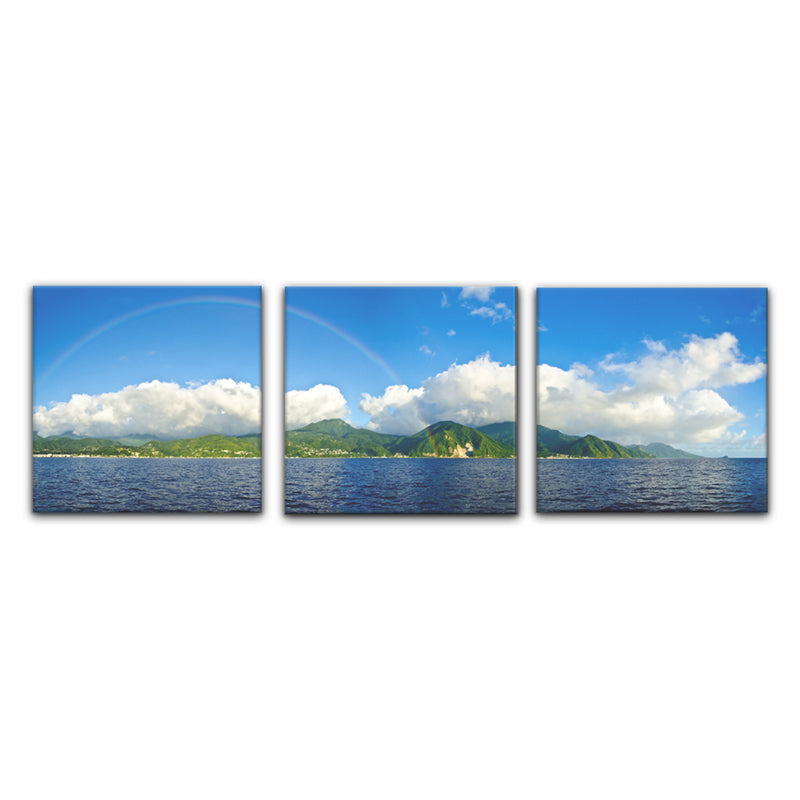 'Away in Paradise' 3-Piece Wrapped Canvas Art Set