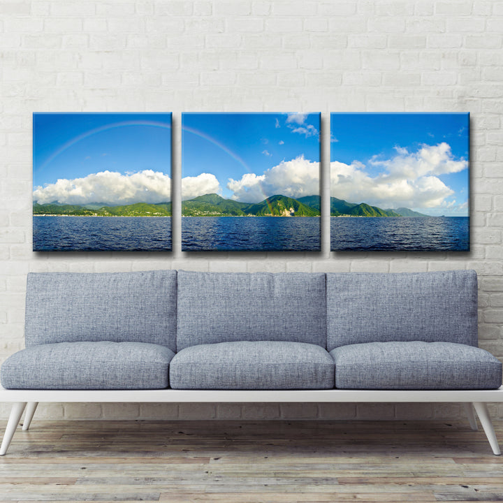 Away in Paradise' 3-Piece Wrapped Canvas Art Set