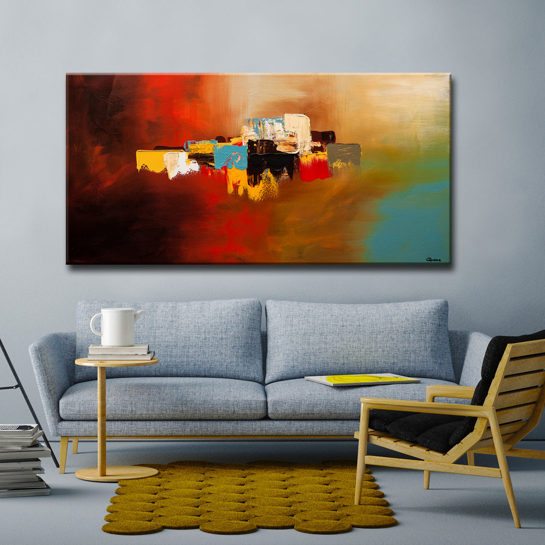 Du-Soleil' Wrapped Canvas Wall Art