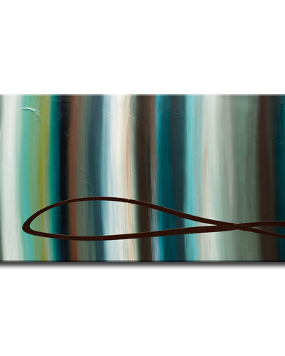 Le-Onde' Wrapped Canvas Wall Art