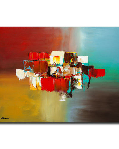Spanning-Boundaries' Wrapped Canvas Wall Art