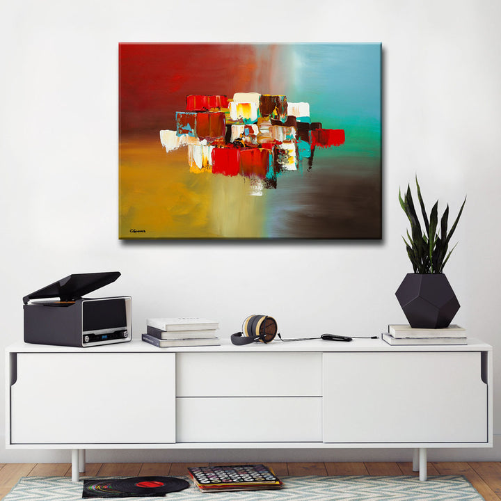Spanning-Boundaries' Wrapped Canvas Wall Art