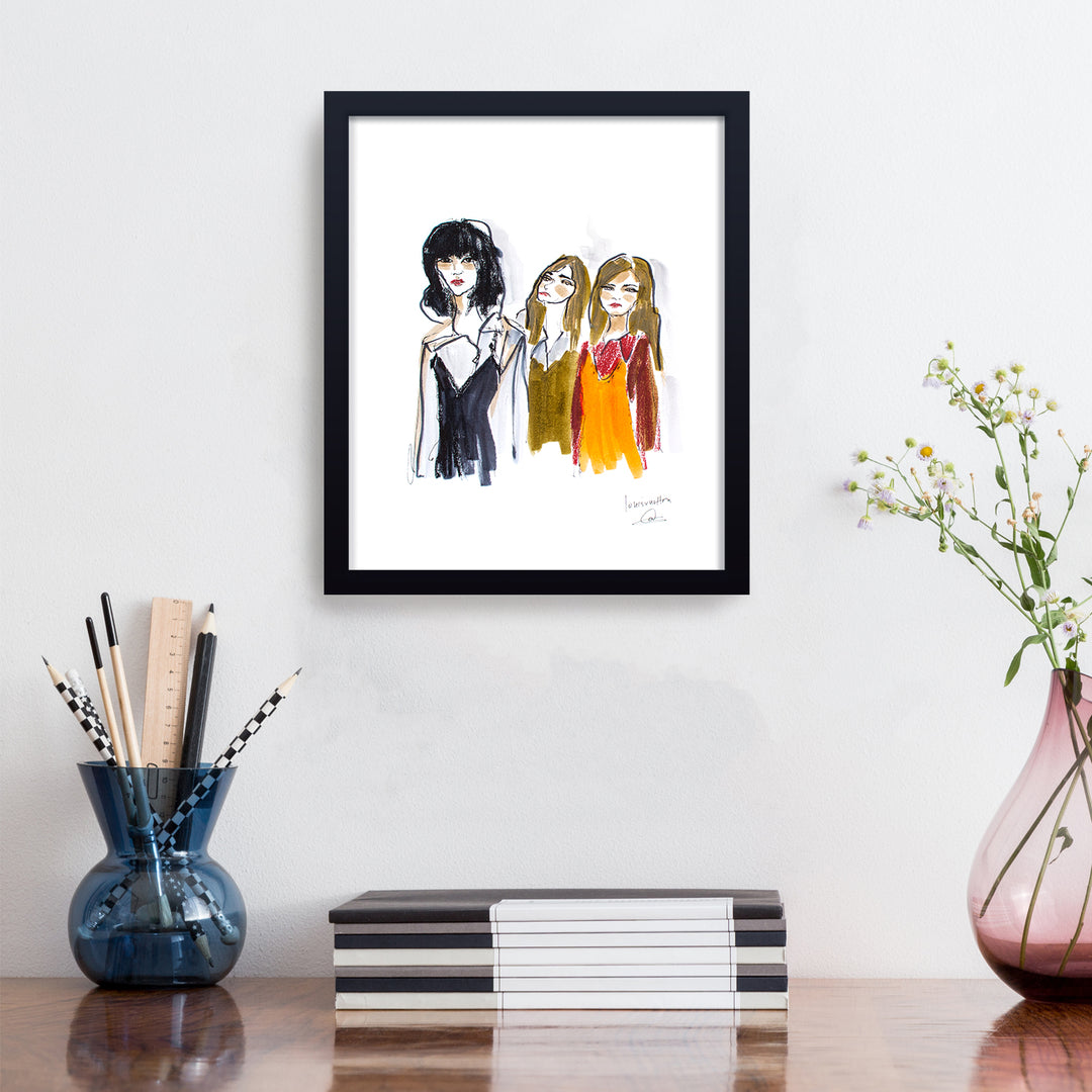'Vuitton Backstage' Framed Print Wall Art