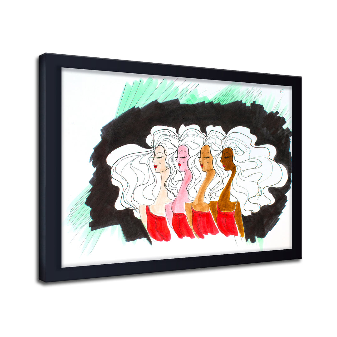 'Woman' Framed Print Wall Art