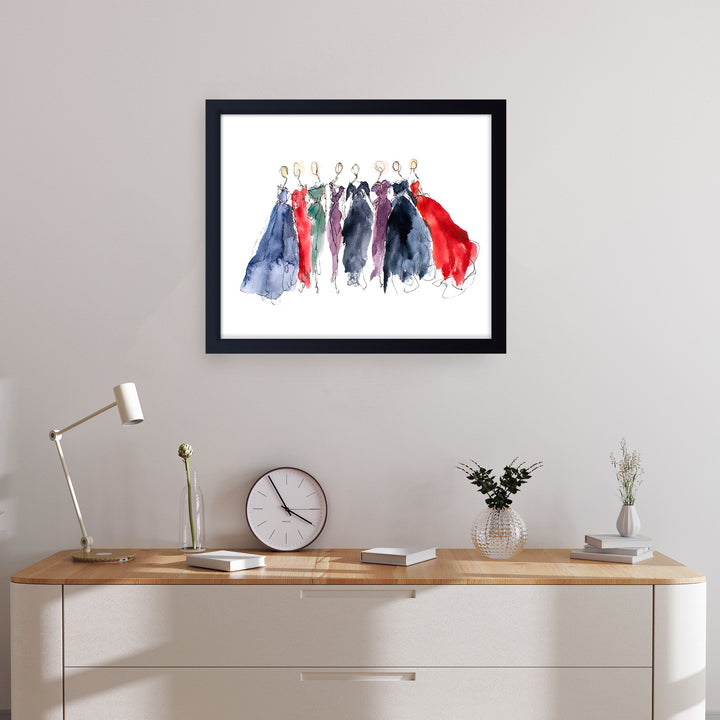 'The Gala' Framed Print Wall Art