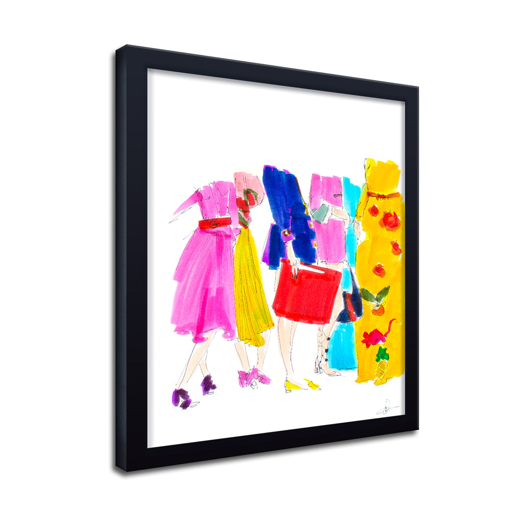 'Waiting For Gucci' Framed Print Wall Art