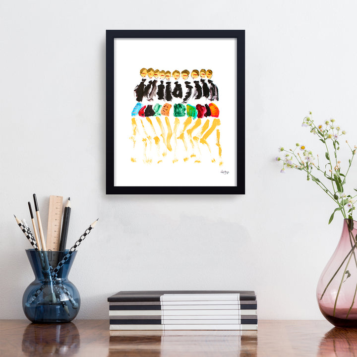 'Model Love' Framed Print Wall Art