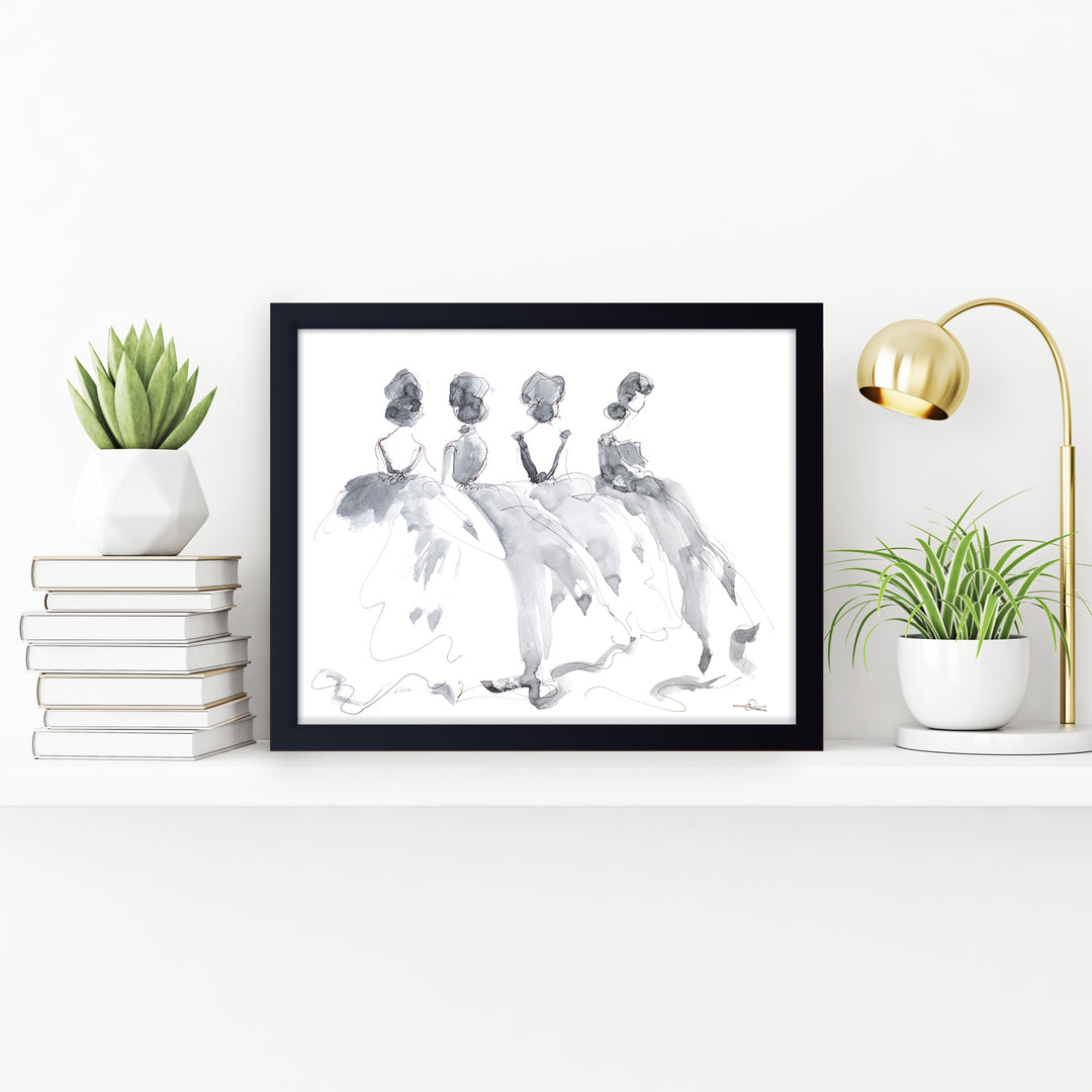 'At The Ball' Framed Print Wall Art