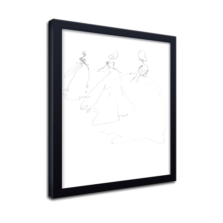 'Study Of Dress No.1' Framed Print Wall Art