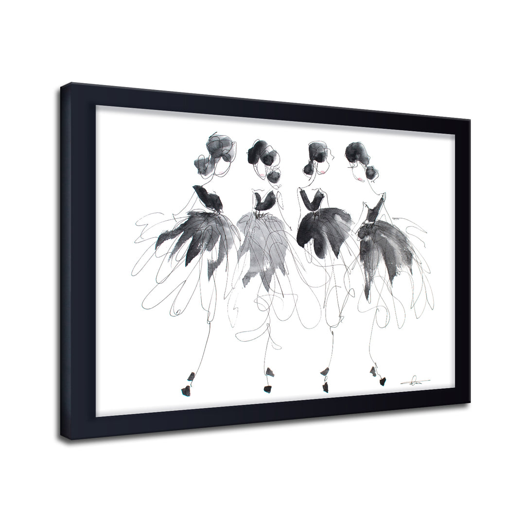 'Cancan No.1' Framed Print Wall Art