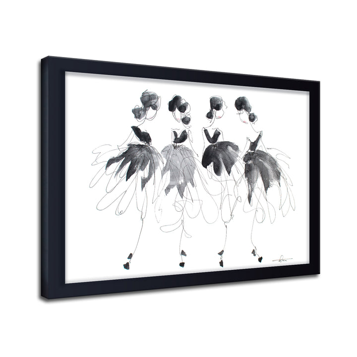 'Cancan No.1' Framed Print Wall Art
