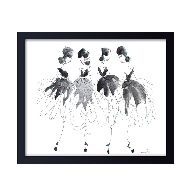 'Cancan No.1' Framed Print Wall Art