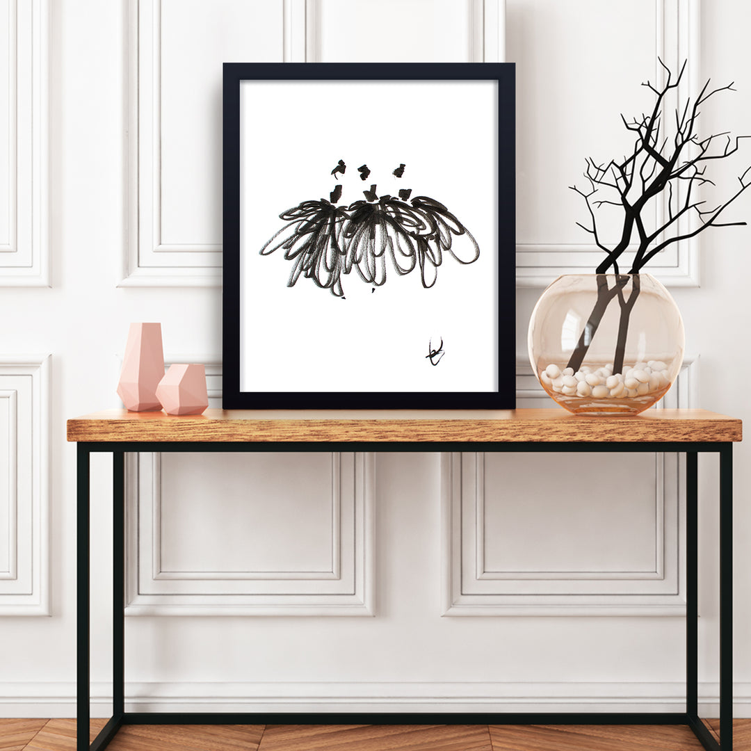 'Study Of Dress No.3' Framed Print Wall Art