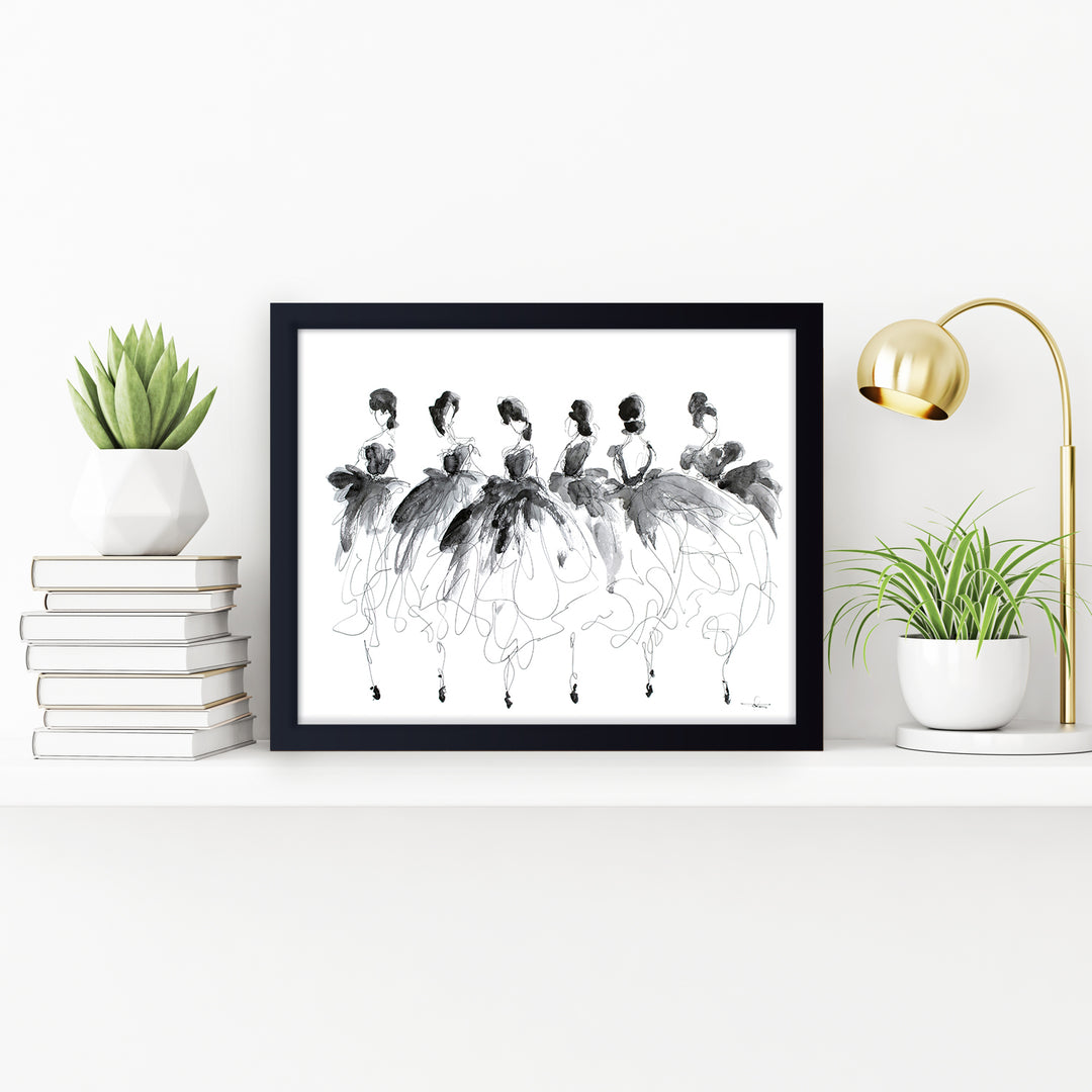 'Cancan No.3' Framed Print Wall Art