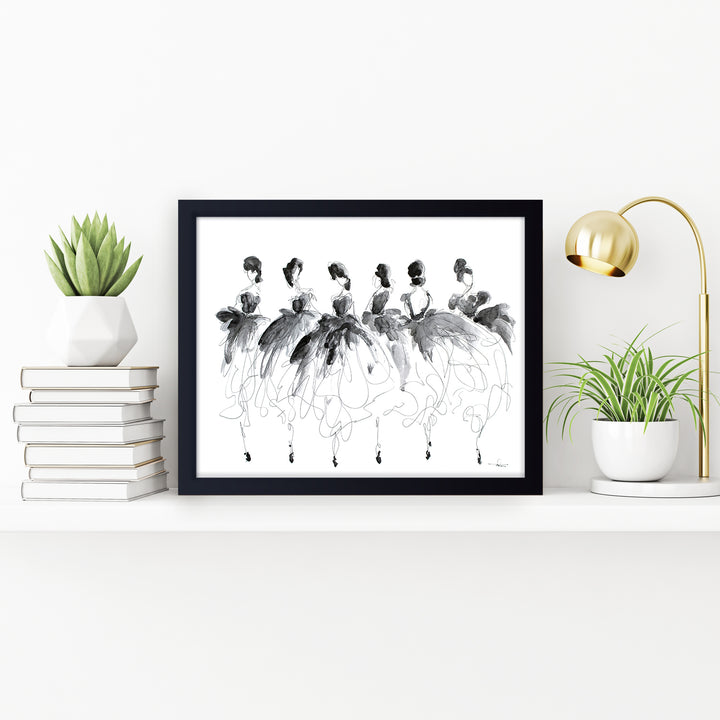 'Cancan No.3' Framed Print Wall Art
