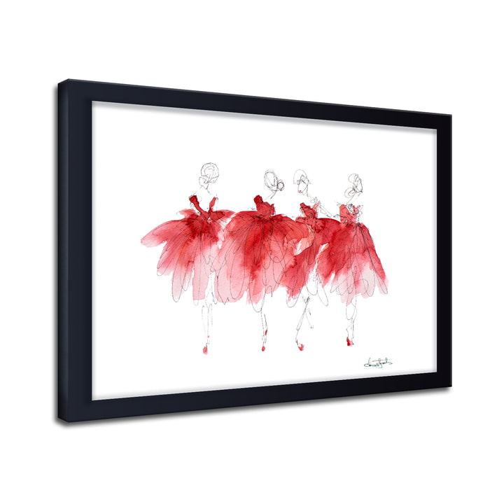 'Ballerinas In Waiting' Framed Print Wall Art