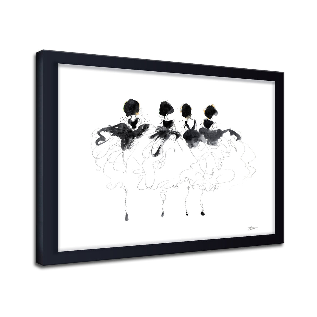 'Cancan No.4' Framed Print Wall Art