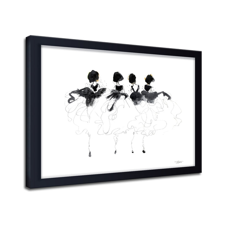 'Cancan No.4' Framed Print Wall Art