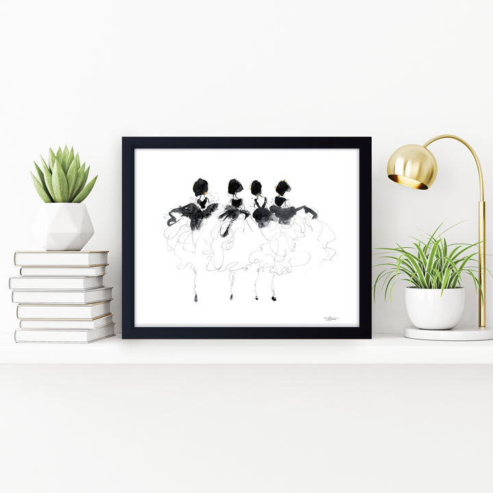 'Cancan No.4' Framed Print Wall Art