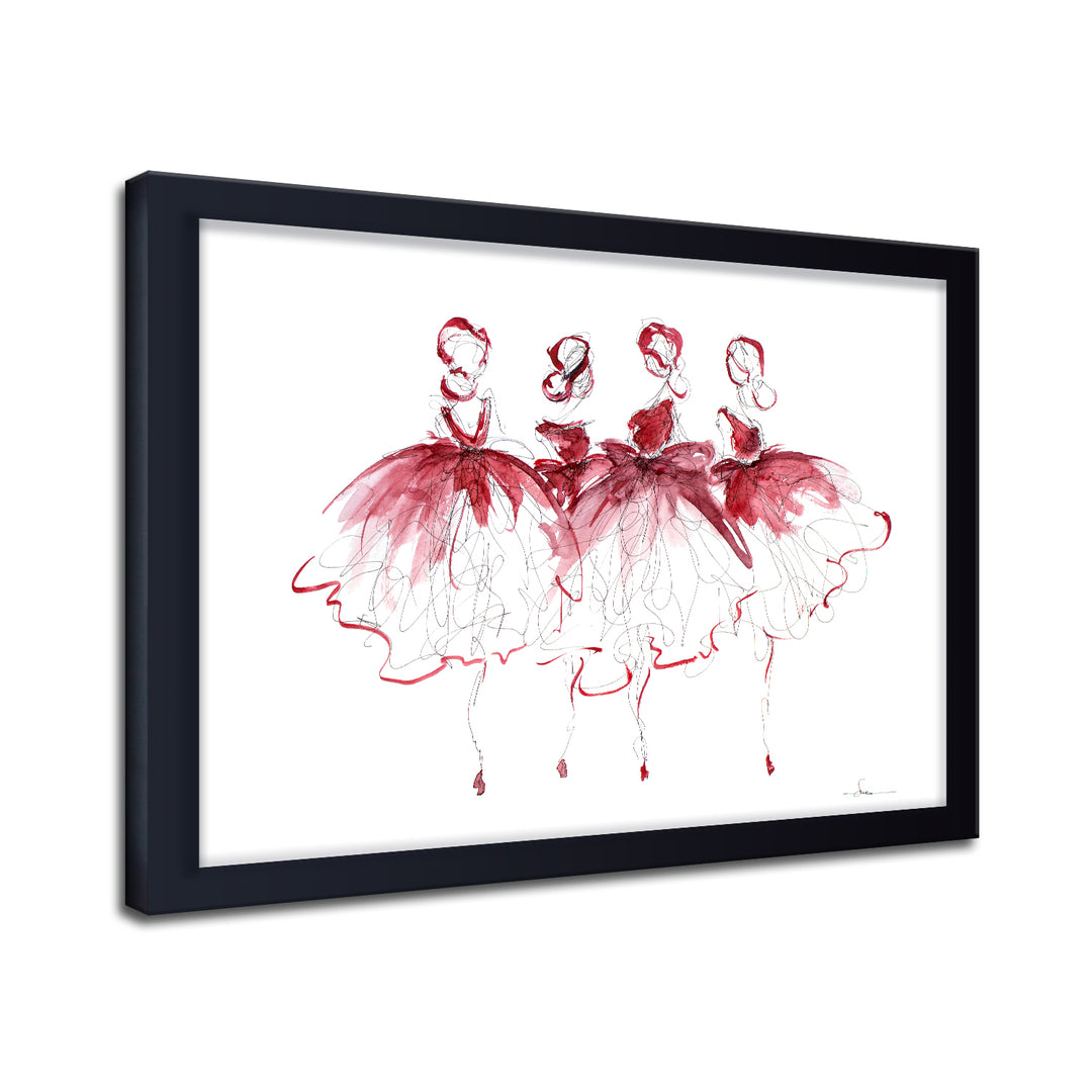 'Sunday Dancers' Framed Print Wall Art