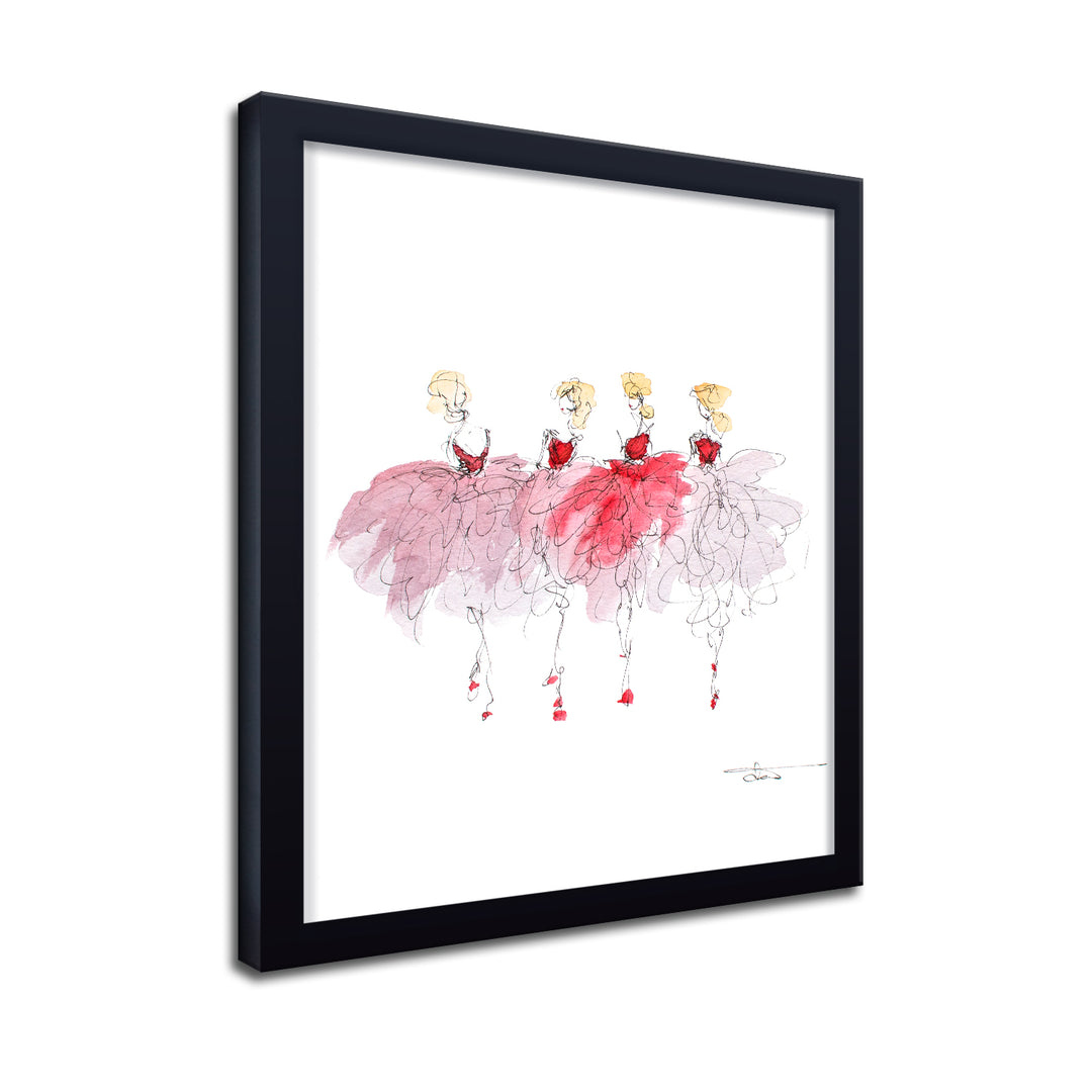 'Cancan No.5' Framed Print Wall Art