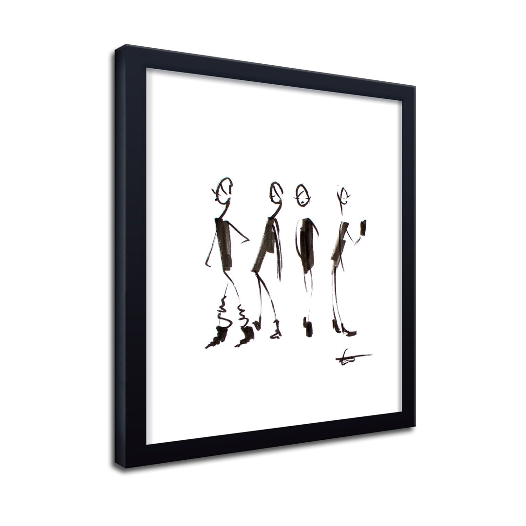 'City Standing' Framed Print Wall Art