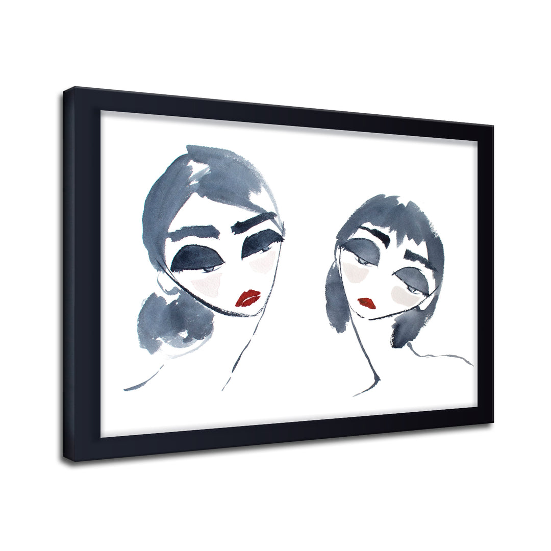 'Sisters No.1' Framed Print Wall Art