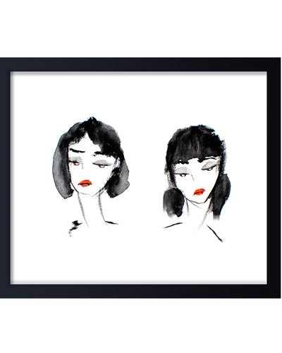 'Sisters No.2' Framed Print Wall Art