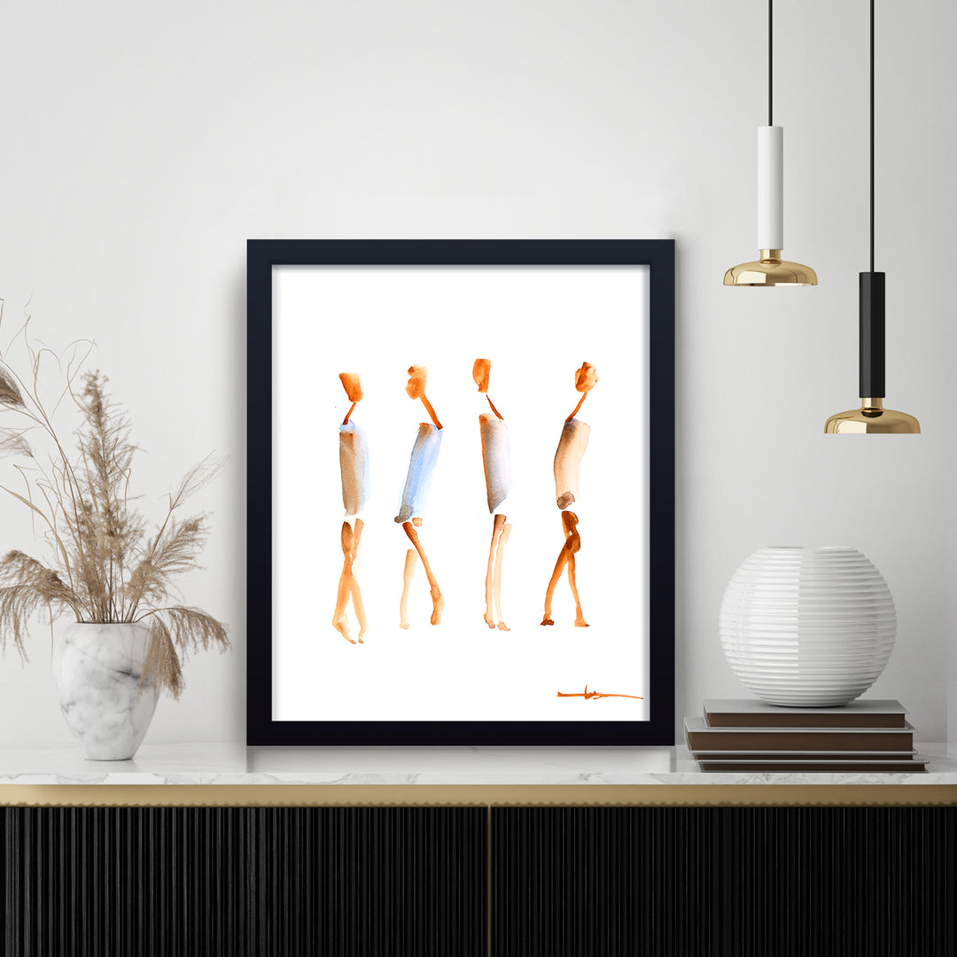 'Ombre' Framed Print Wall Art