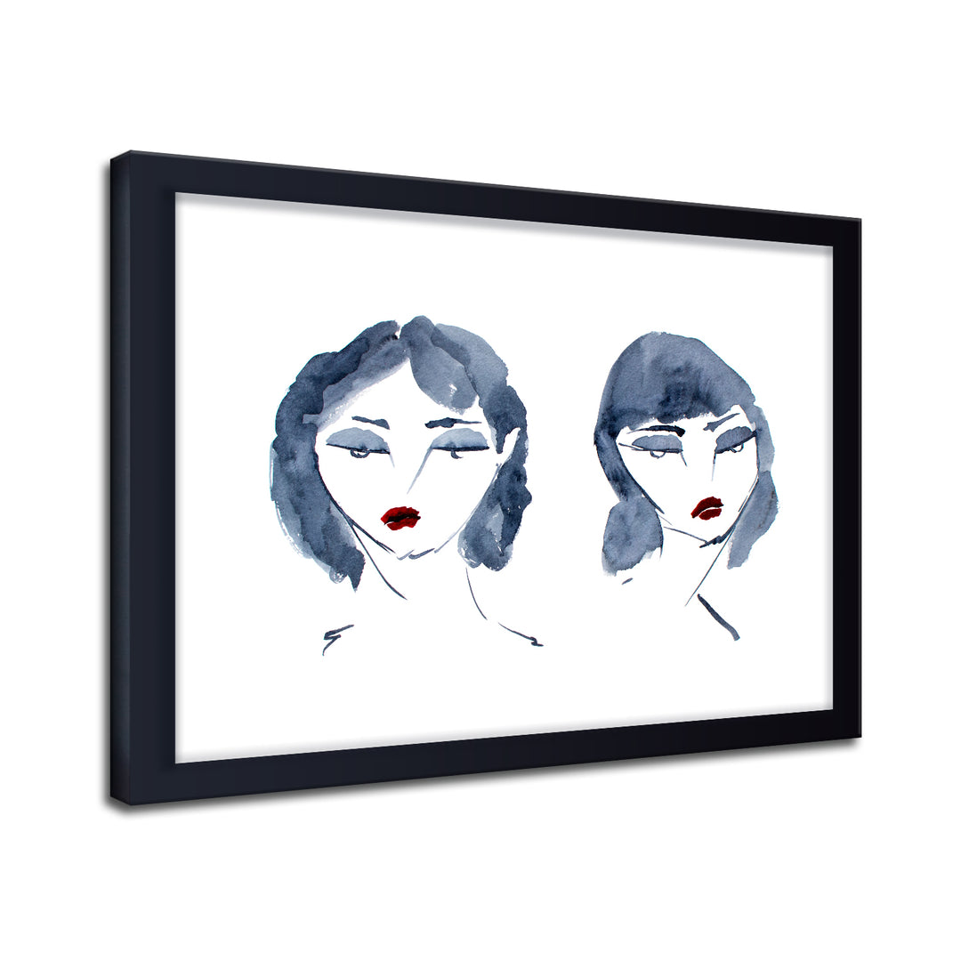 'Sisters No.3' Framed Print Wall Art