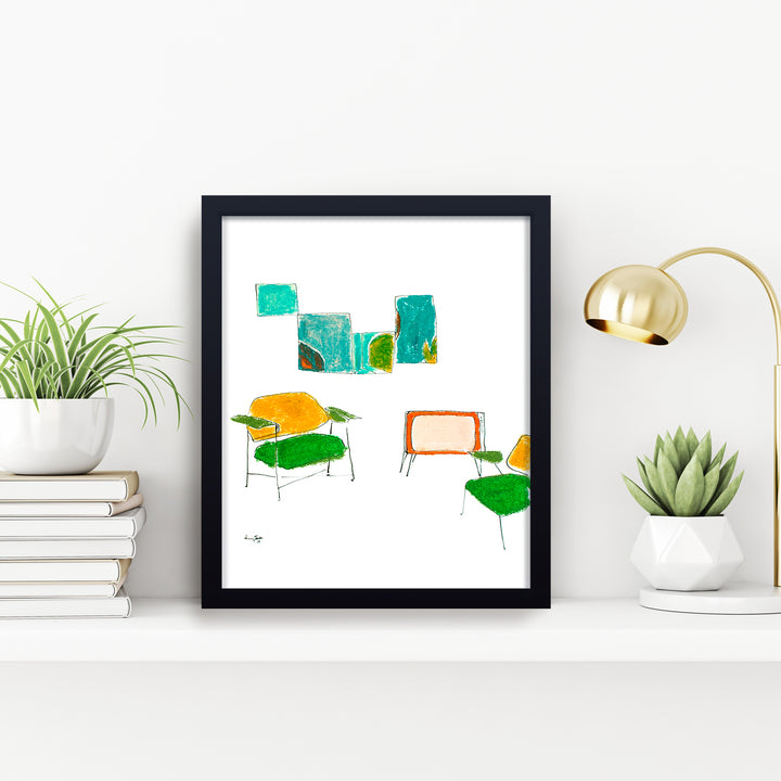 'Minimal Leisure' Framed Print Wall Art