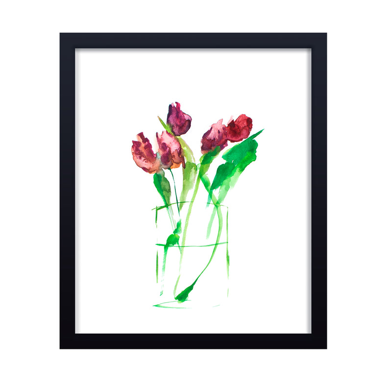 'Tulips No.1' Framed Print Wall Art