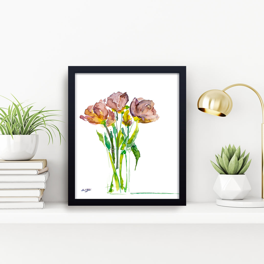 'Tulips No.2' Framed Print Wall Art