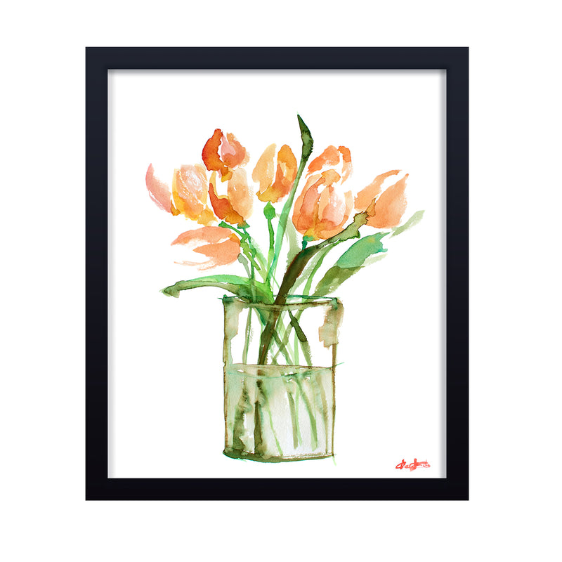 'Tulips No.3' Framed Print Wall Art