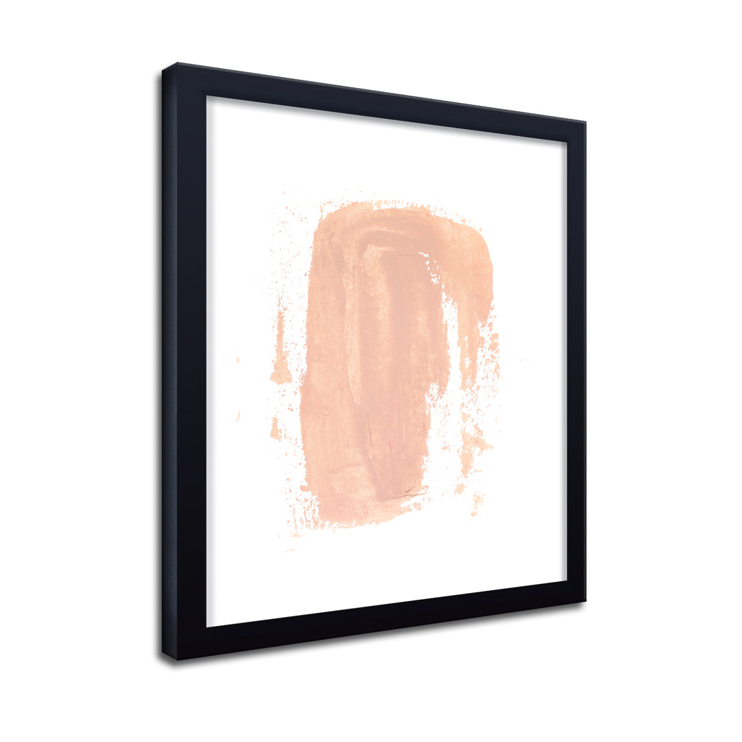 'Dust Pink Wave' Framed Print Wall Art