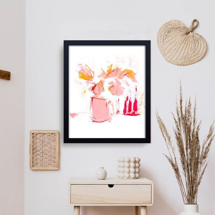 'Tulips And Tears' Framed Print Wall Art