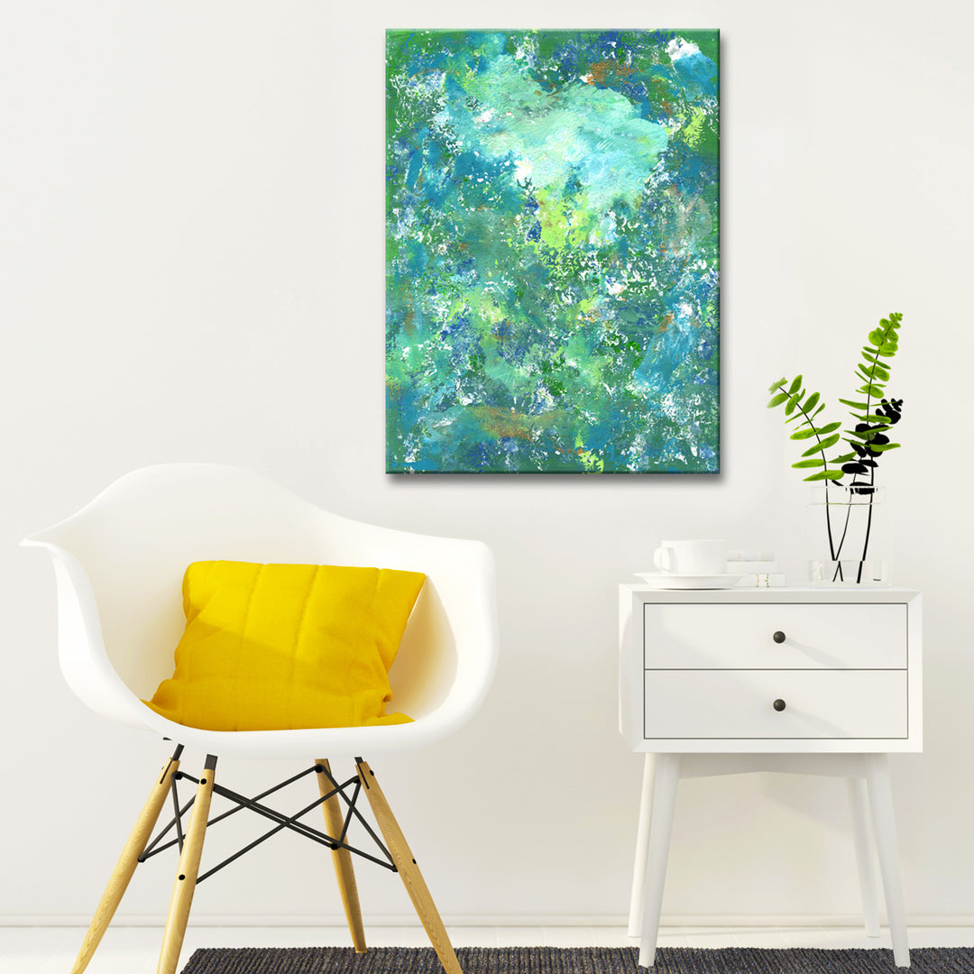 Seafoam' Wrapped Canvas Wall Art