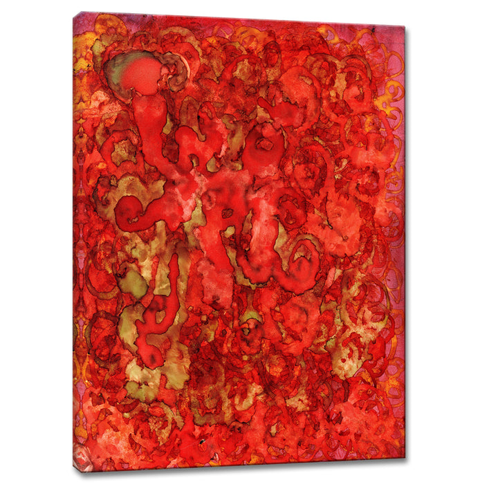 Firebird' Wrapped Canvas Wall Art