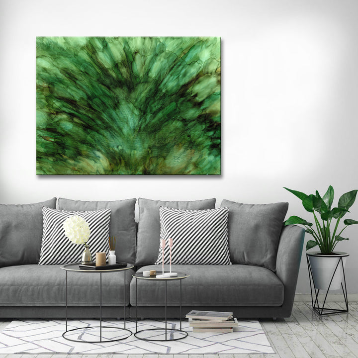 Mossy Fields' Wrapped Canvas Wall Art