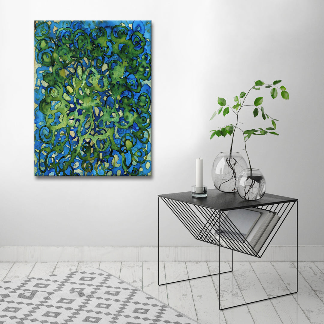 Water Vines' Wrapped Canvas Wall Art