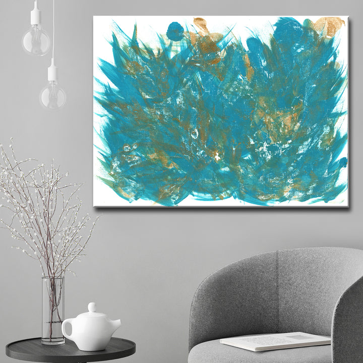 Feathers' Wrapped Canvas Wall Art