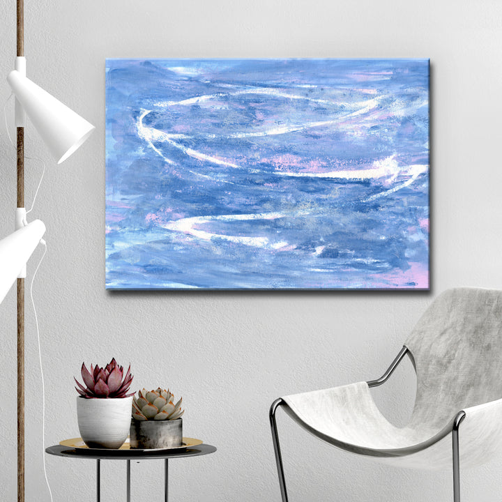 Blue Mist' Wrapped Canvas Wall Art