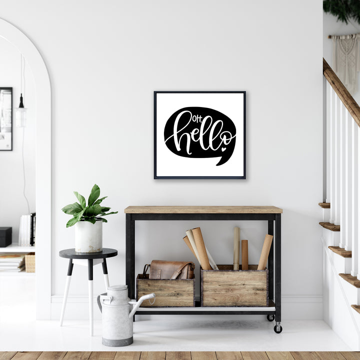'Ink.Letter.Love IX' Canvas Wall Art by Corey Morrow